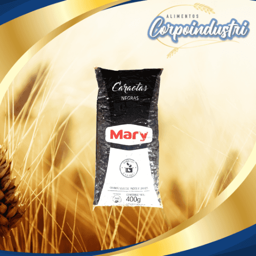 CARAOTAS NEGRAS MARY 30 UND 400GR - Viveres en Corpoindustri