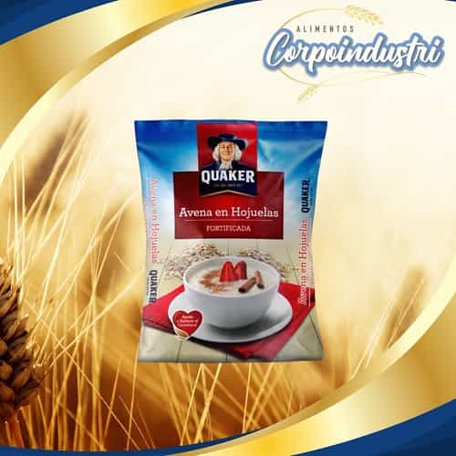 AVENA QUAKER 12 UND 800GR - Viveres en Corpoindustri
