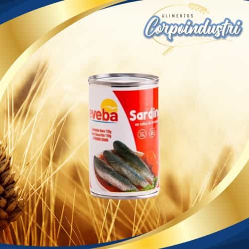 SARDINA EVEBA SALSA TOM 24 UND 170GR - Viveres en Corpoindustri