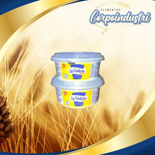 MANTEQUILLA LA DELICIA 24 UND 250GR - Viveres en Corpoindustri