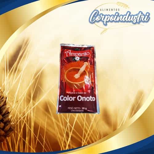 COLOR ONOTO AMPARITO 18 UND 20GR BLISTER - Viveres en Corpoindustri