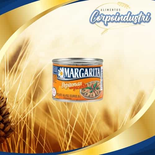 PEPITONA MARGARITA PICANTE 35 UND 140GR - Viveres en Corpoindustri