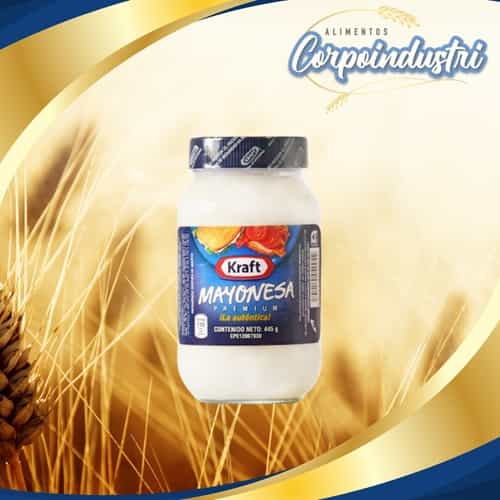 MAYONESA KRAFT 12 UND 445GR - Viveres en Corpoindustri