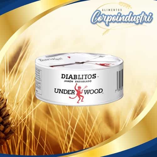 DIABLITO UNDERWOOD LATA P 24 UND 54GR - Viveres en Corpoindustri