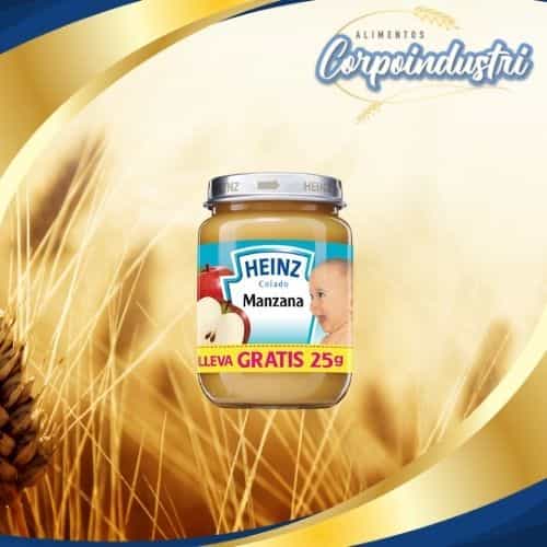 COMPOTA HEINZ MANZANA 24 UND 186GR - Viveres en Corpoindustri