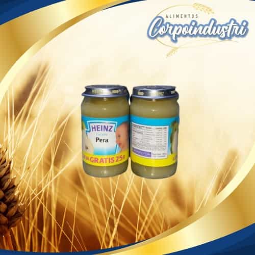 COMPOTA HEINZ PERA 24 UND 186GR - Viveres en Corpoindustri