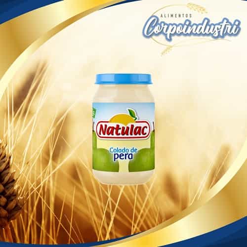 COMPOTA NATULAC PERA 24 UND 186GR - Viveres en Corpoindustri