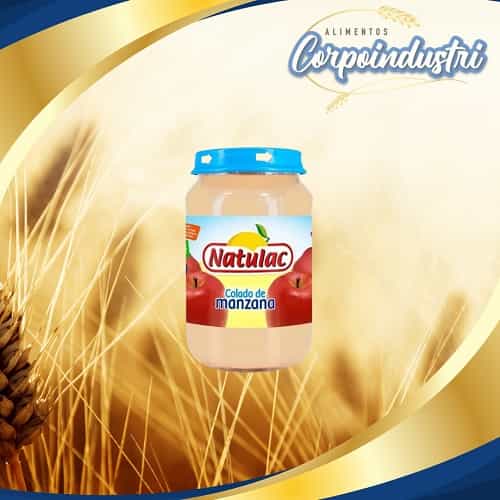 COMPOTA NATULAC MANZANA 24 UND 186GR - Viveres en Corpoindustri