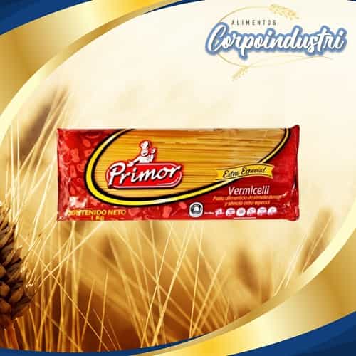 PASTA LARGA PRIMOR E/E 12 UND 1KG - Viveres en Corpoindustri