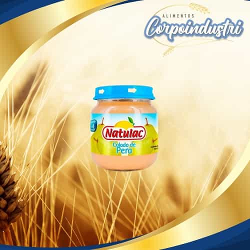 COMPOTA NATULAC PERA 24 UND 113GR - Viveres en Corpoindustri