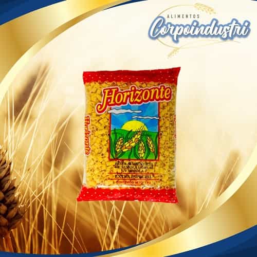 PASTA CORTA HORIZONTE DEDAL G 12 UND 1KG - Viveres en Corpoindustri