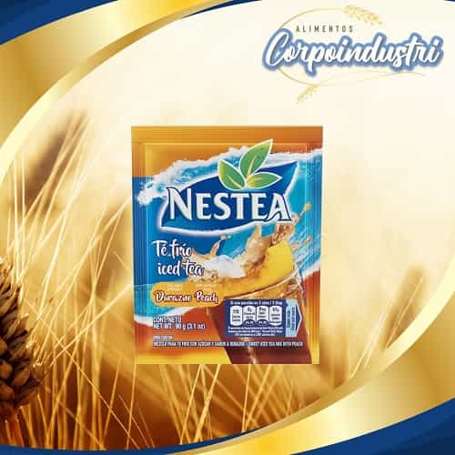 NESTEA DURAZNO 12 UND 90GR - Viveres en Corpoindustri