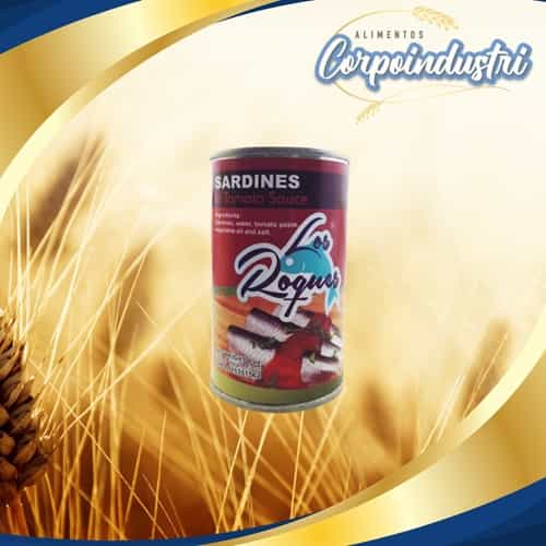 SARDINA LOS ROQUES TOMATE 24 UND 170GR - Viveres en Corpoindustri
