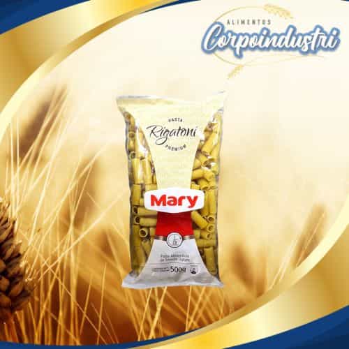 PASTA CORTA MARY PREM RIGAT 12 UND 500GR - Viveres en Corpoindustri