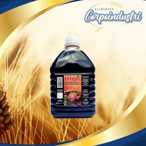 GALON SALSA FERGOS INGLESA 1 UND 3.7LTRS - Viveres en Corpoindustri