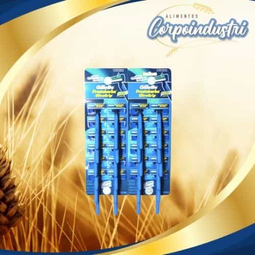AFEITADORA GILLETTE 24 UND HOMBRE AZU - Perfumeria en Corpoindustri