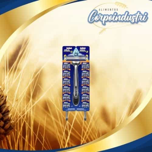 AFEITADORA GILLETTE 10 UND HOMBRE GRIS - Perfumeria en Corpoindustri
