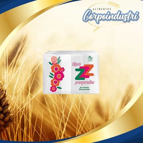 SERVILLETA ZZZ PEQ 20 UND 160HOJAS - Perfumeria en Corpoindustri