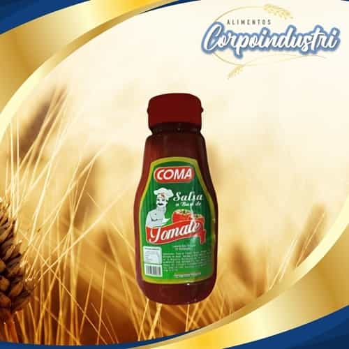 SALSA A BASE TOMATE COMA 24 UND 270GR - Viveres en Corpoindustri