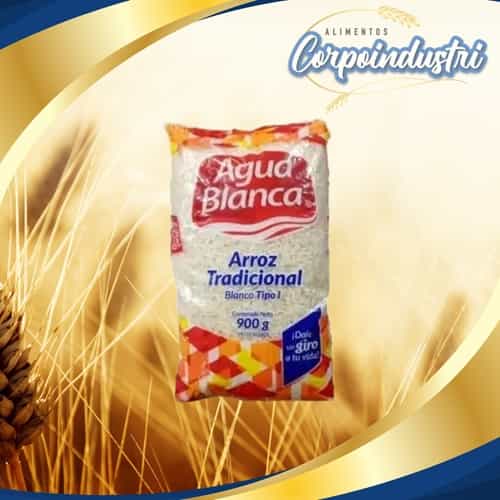 ARROZ AGUA BLANCA 24 UND 900GR - Viveres en Corpoindustri