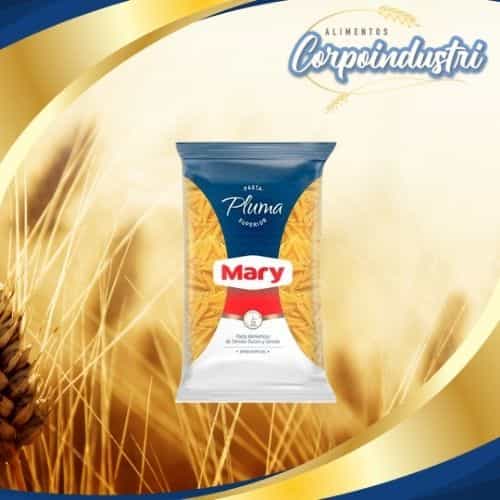 PASTA CORTA MARY SUP PLUMA 12 UND 1KG - Viveres en Corpoindustri