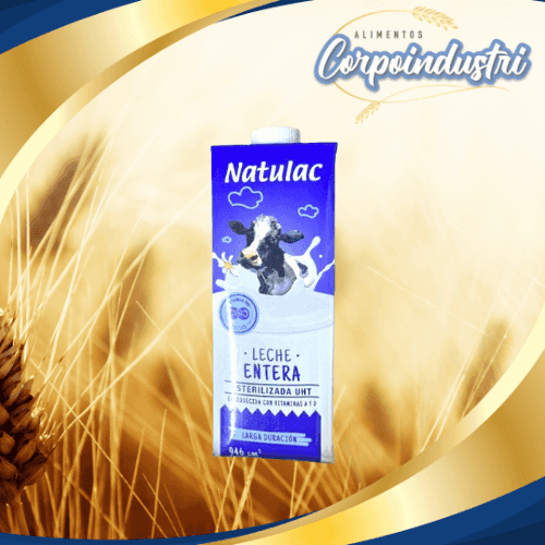 LECHE LIQ NATULAC ENTERA 12 UND 948ML - Viveres en Corpoindustri