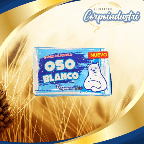 JABON PANELA OSO BLANCO 48 UND 200GR - Limpieza en Corpoindustri