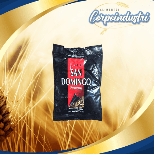 CAFE SAN DOMINGO PREMIUM 30 UND 100GR - Viveres en Corpoindustri