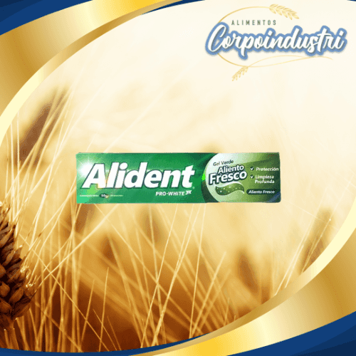 CREMA DENTAL ALIDENT VERDE 12 UND 50ML - Perfumeria en Corpoindustri