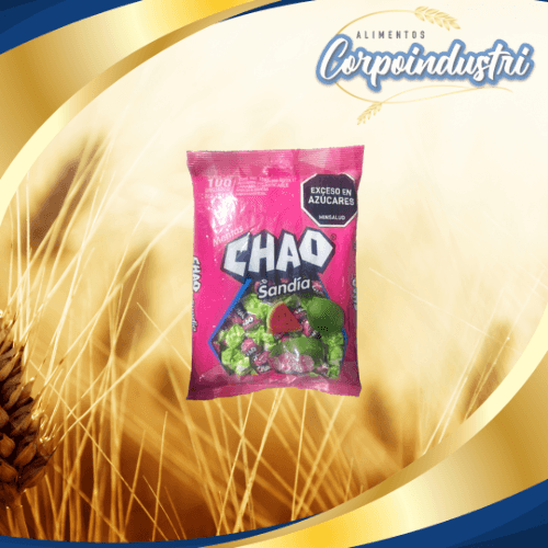 CARAMELO CHAO 1 PAQ 100 UND - Viveres en Corpoindustri