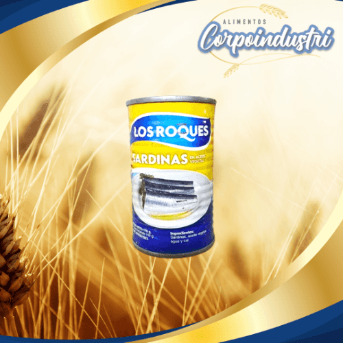 SARDINA LOS ROQUES ACEITE 24 UND 170GR - Viveres en Corpoindustri