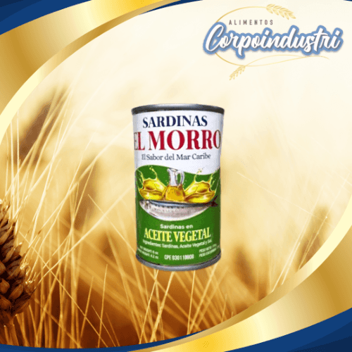 SARDINA EL MORRO EN ACEIT 18 UND 170GR - Viveres en Corpoindustri