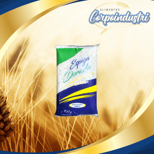 ARROZ BLANCO ESPIGA DORADA 24 UND 900GR - Viveres en Corpoindustri