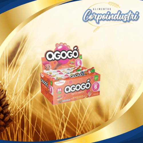 CHICLE AGOGO SURT 1 CAJA 24 UND - Confiteria en Corpoindustri