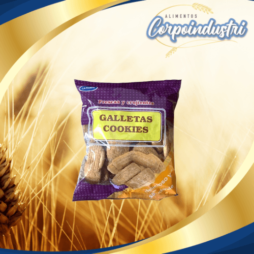 GALLETAS COOKIES DULCE 40 UND 250GR