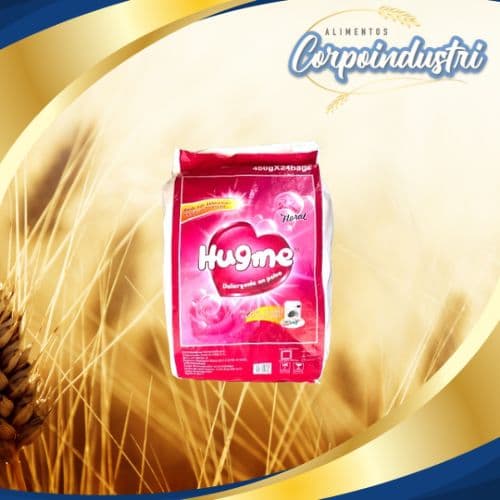 JABON EN POLVO HUGME FLOR BS 12 UND 900G