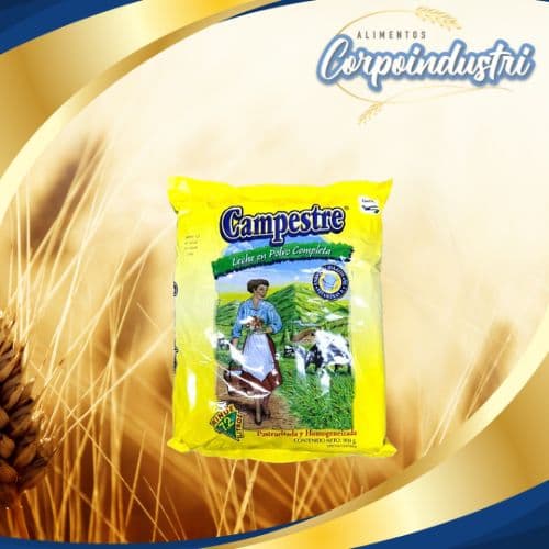 LECHE EN POLVO CAMPESTRE BS 12 UND 900GR