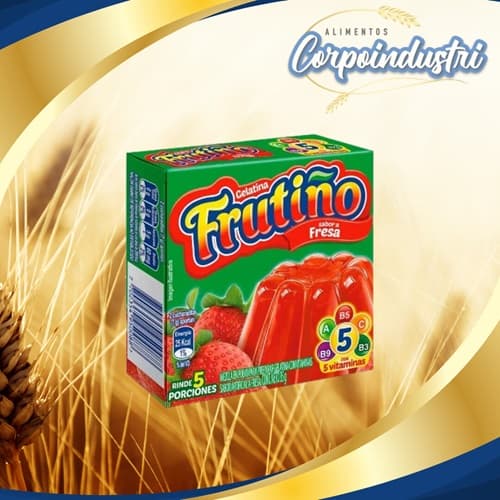 GELATINA FRUTIÑO 1 PAQ 4 CAJAS