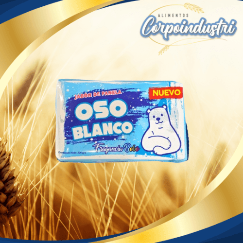 JABON PANELA OSO BLANCO 48 UND 200GR