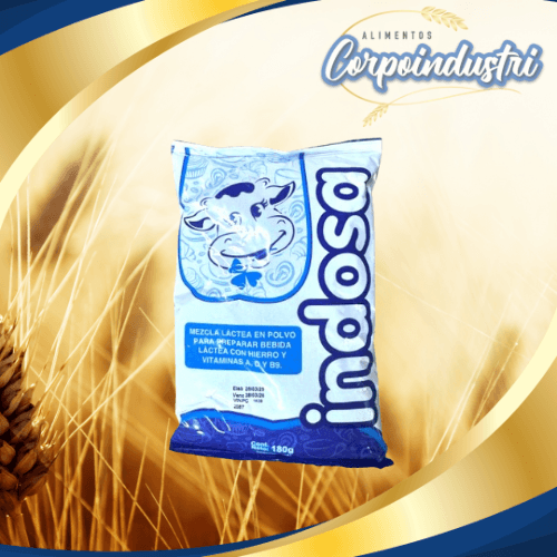 LECHE EN POLVO INDOSA 24 UND 180GR