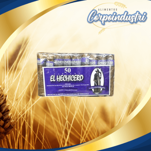 TABACO EL HECHICERO 1 PAQ 50 UND