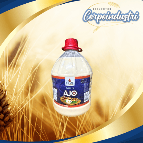 GALON SALSA LEMI AJO 1 UND 3.7LTRS