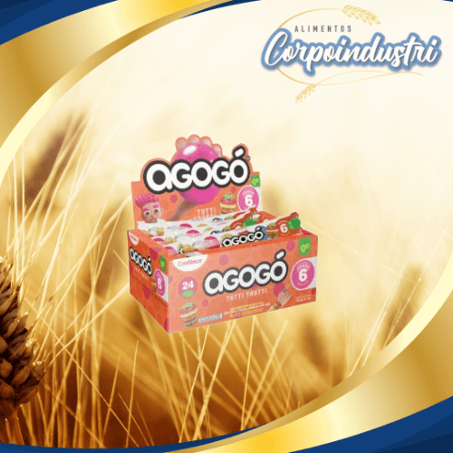 CHICLE AGOGO  SURT 1 CAJA 24 UND