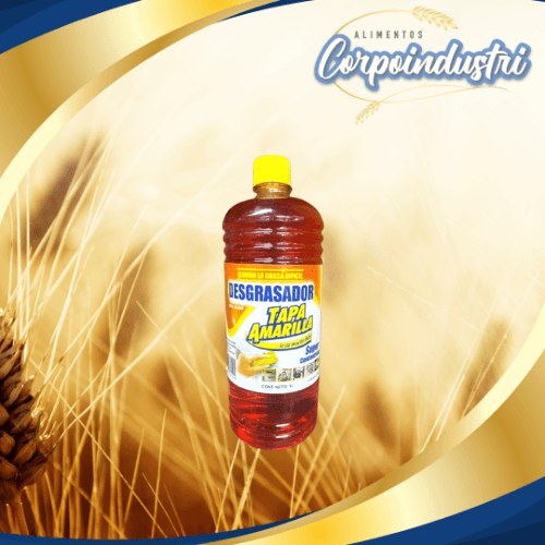 DESGRASADOR TAPA AMARILLA 12 UND 1LT - Limpieza en Corpoindustri