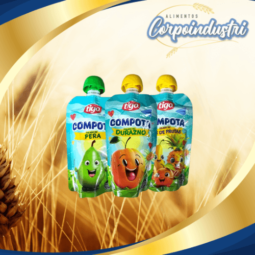 COMPOTA TIGO SURTIDAS 24 UND 100GR - Viveres en Corpoindustri