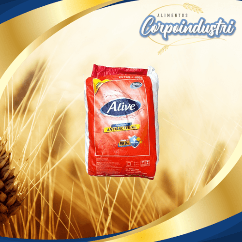 JABON EN POLVO ALIVE NARANJA 24X400GR