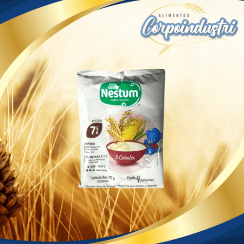 NESTUM 3 CEREALES 12 UND 225GR