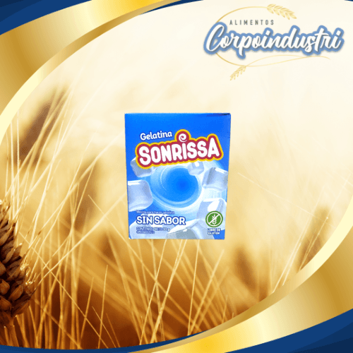 GELATINA SONRISA S/ SABOR 12UND 33GR