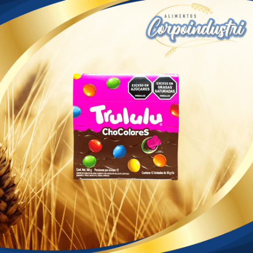 GOMITAS TRULULU CHOCOSABORES 1 DISPLAY