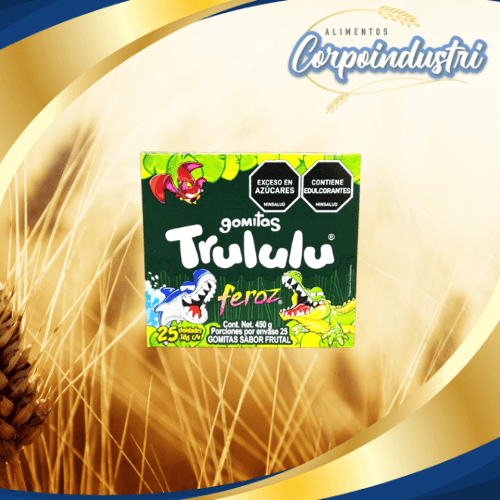 GOMITAS TRULULU FEROZ 1 CAJITA 25 UND
